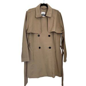 Abercrombie & Fitch Tan Trench Coat, Women’s XL